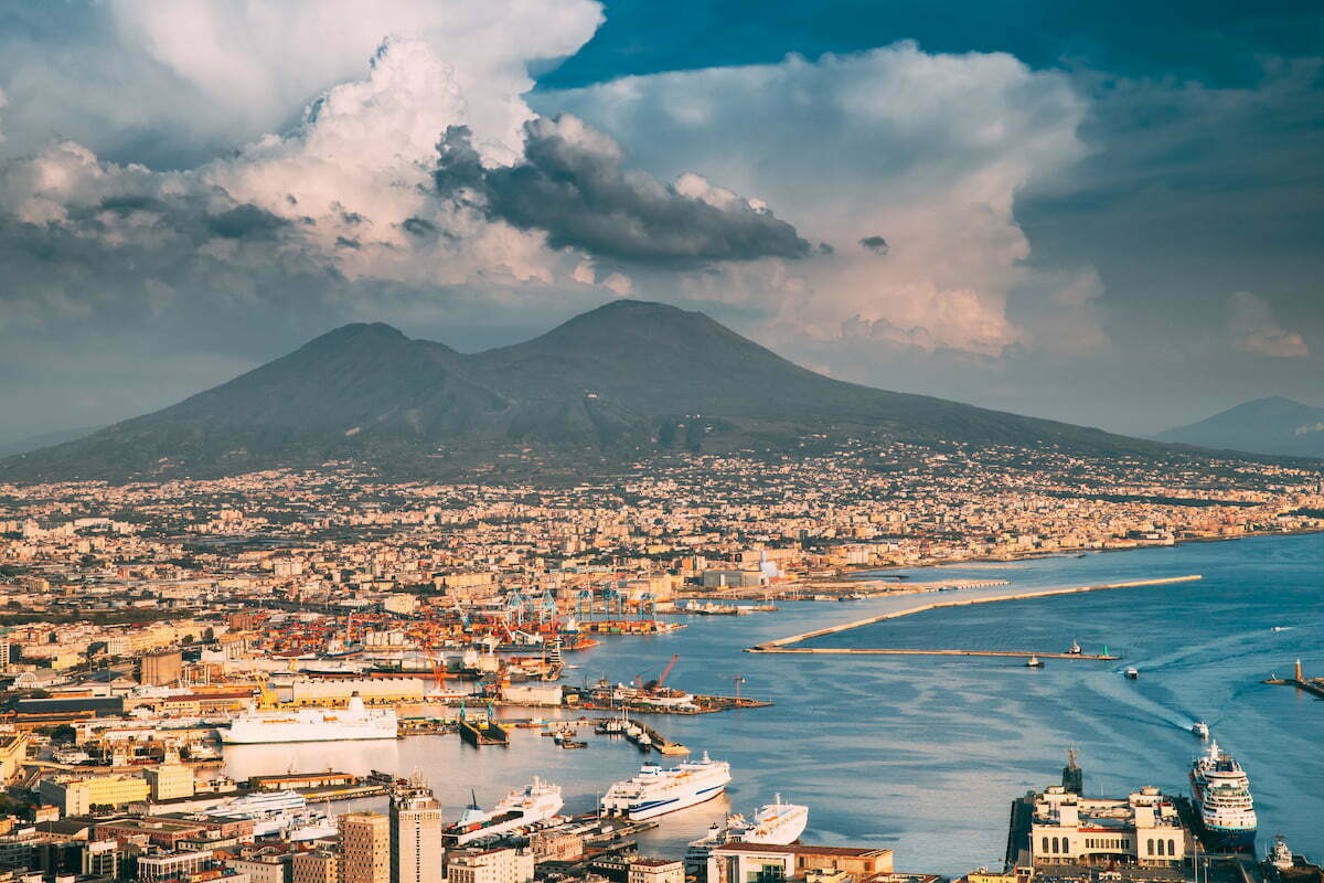 Europe City Guides: Naples From A Far Vantage Point in Italy 