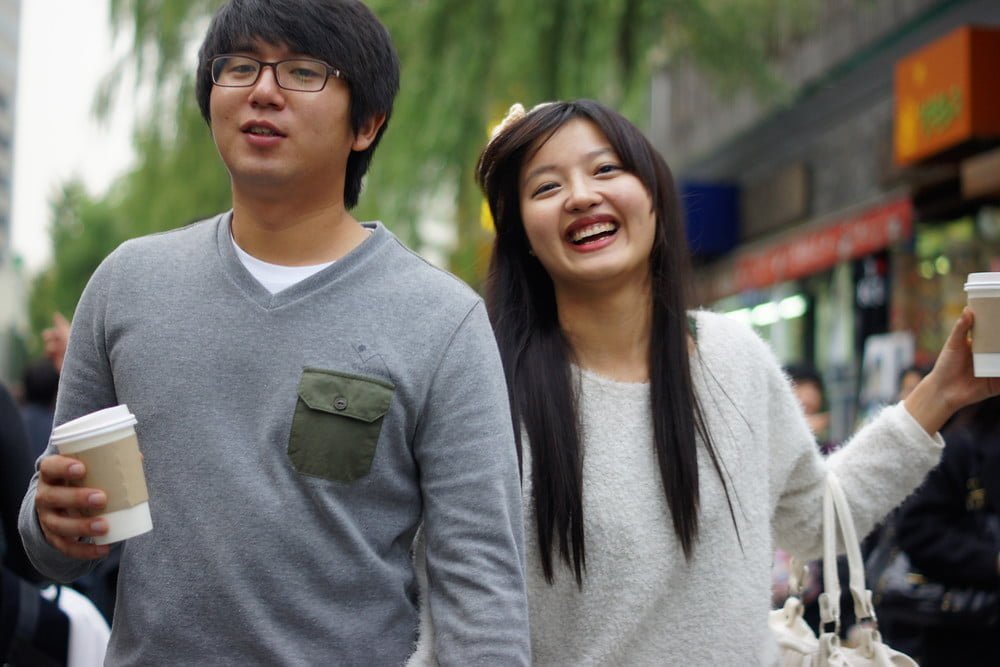 Faces of Insadong Korean portraits in Seoul, South Korea