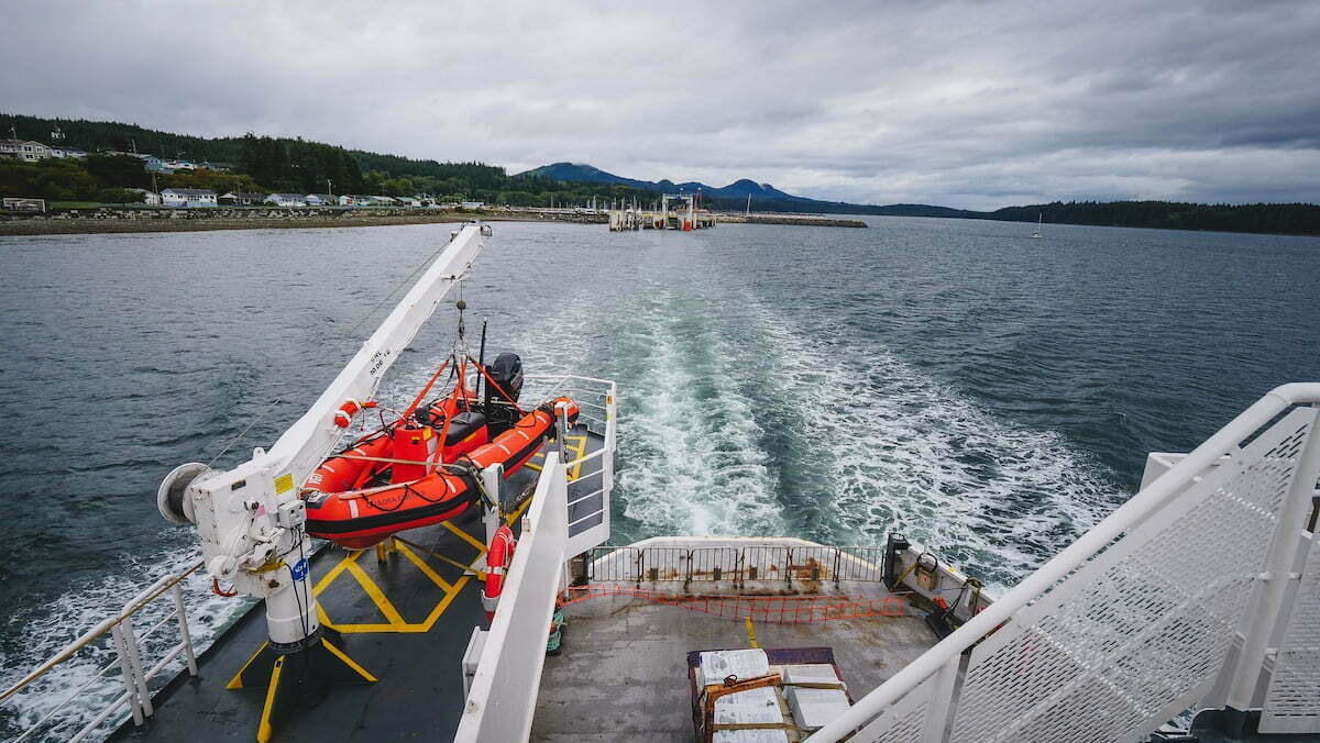 Sointula ferry ride from Port McNeill with BC Ferries is how you arrive to Malcolm Island, British Columbia 
