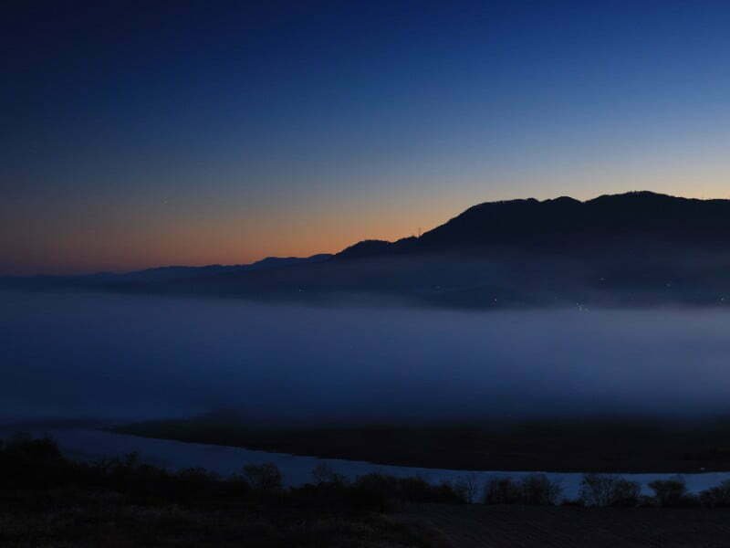 Hiraizumi at dawn is a popular day trip from Morioka, Japan 