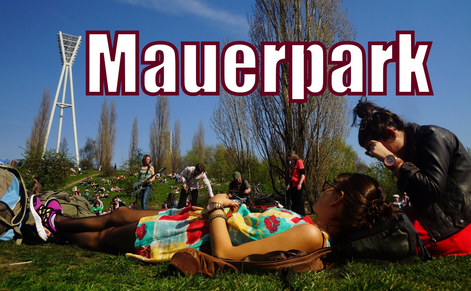 Visitng Mauerpark Flohmarkt for an afternoon in Berlin, Germany