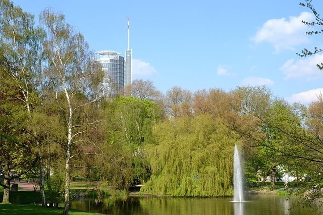 Park in Essen Germany