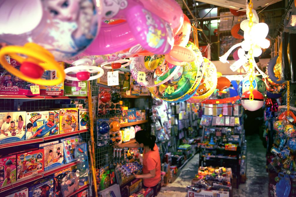 Toy Street in Sham Shui Po