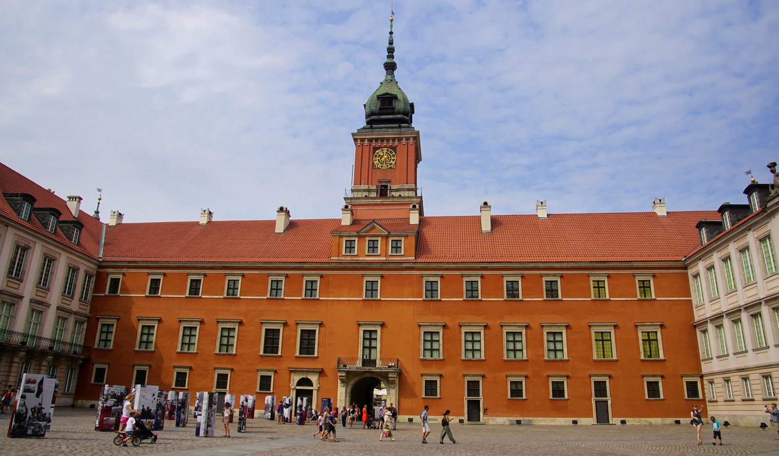 Royal Castle located in Warsaw, Poland - Zamek Królewski w Warszawie