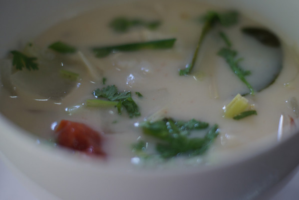 A delicious soup we made during our Thai cooking course in Chiang Mai, Thailand