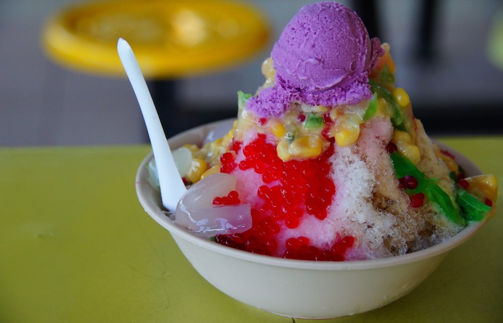 ABC shaved ice dessert in George Town, Penang, Malaysia 