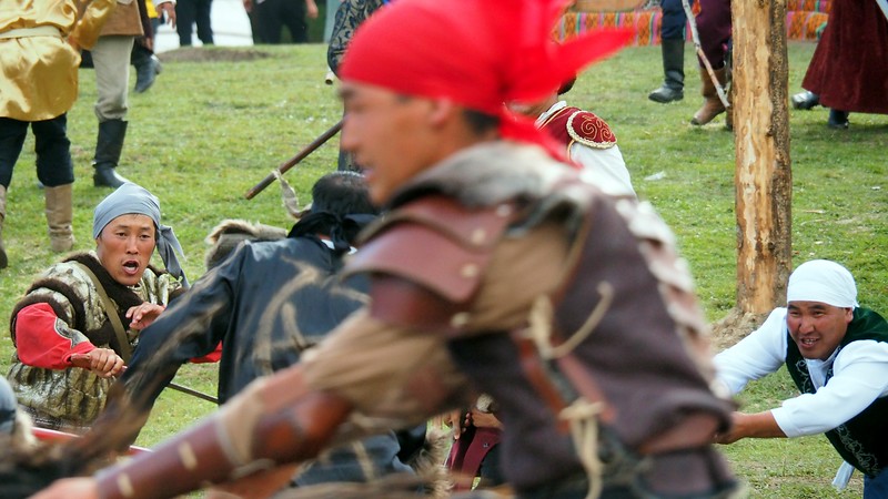 Another action shot from the world event in Kyrgyzstan. This was some intense action. Almost as good as the sporting events!