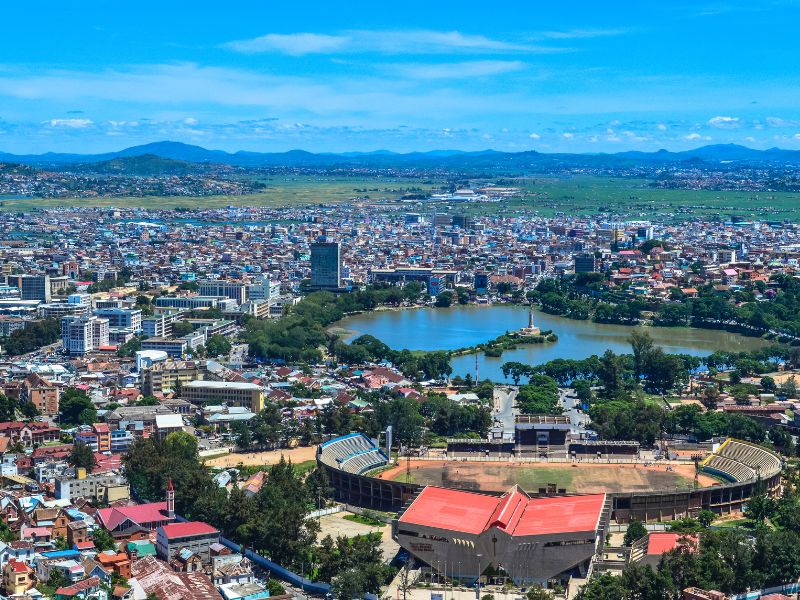 Antananarivo stadium views 