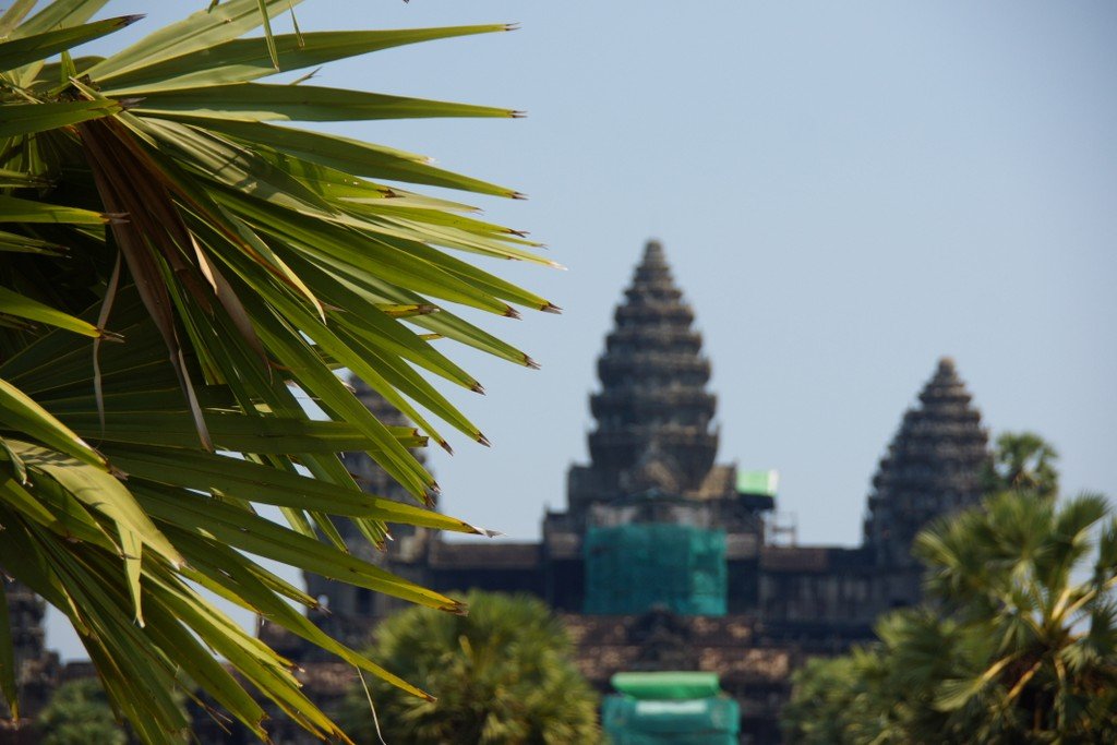 As a travel photography tip try and find a unique way of capturing the temples. In this picture I used tree to frame this shot while visiting Angkor Wat Temple in Siem Reap, Cambodia 