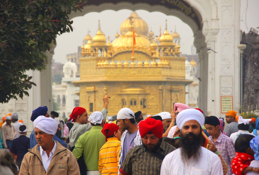Aside from the impressive golden color of the temple, the people offer an even more eclectic mix of colors.