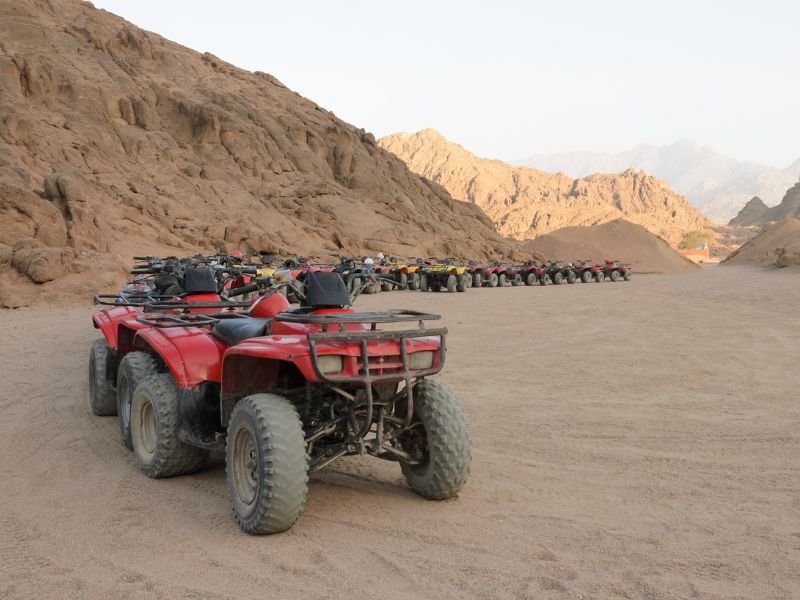 ATV desert safari in Egypt 