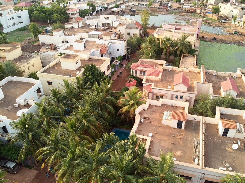 Bamako rooftop views