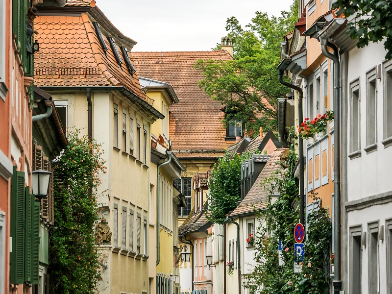 Bamberg historic city views in Germany 