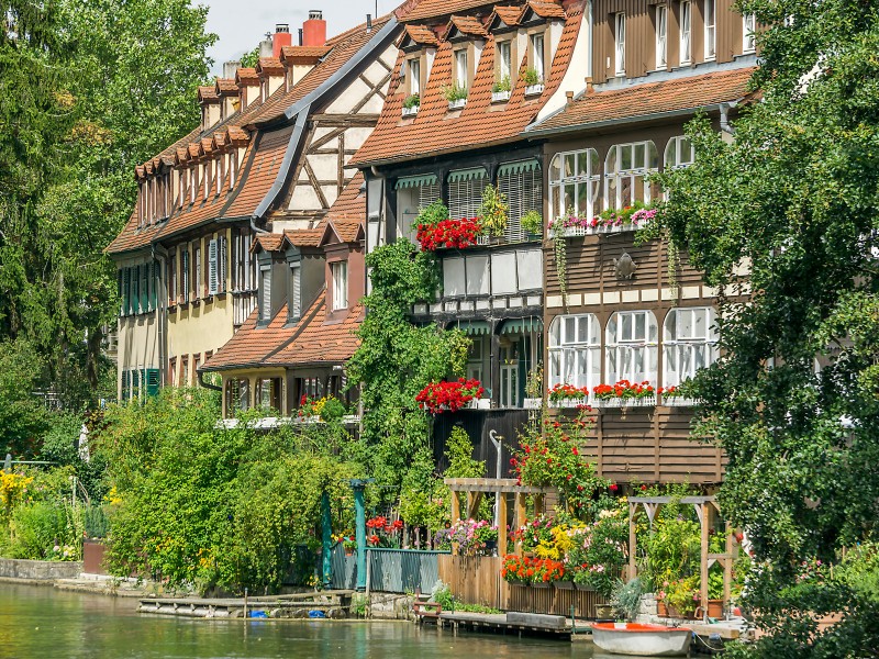 Bamberg traditional houses in Germany 