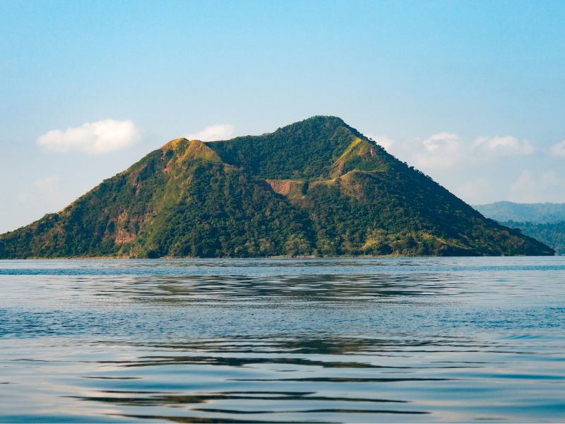 Batangas volcano island in the Philippines 
