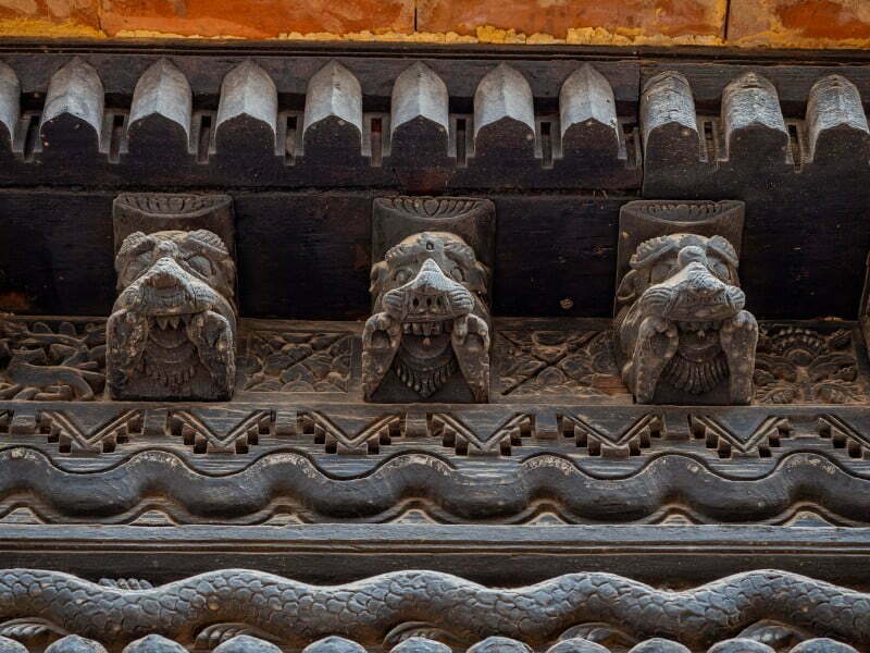 Bhaktapur temples in Nepal 