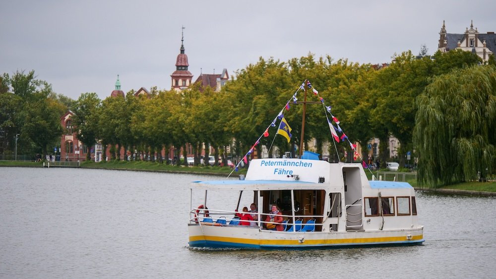 Boat Cruise on Lake Schwerin as a great way to explore the city and take in the scenery in Germany 