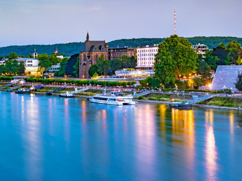 Bonn waterfront views in Germany 