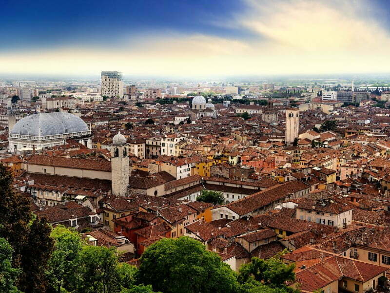 Brescia Travel Guide: Things to do in Brescia, Italy with views of the rooftops 