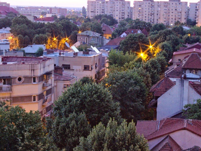 Bucharest rooftop views in Romania 