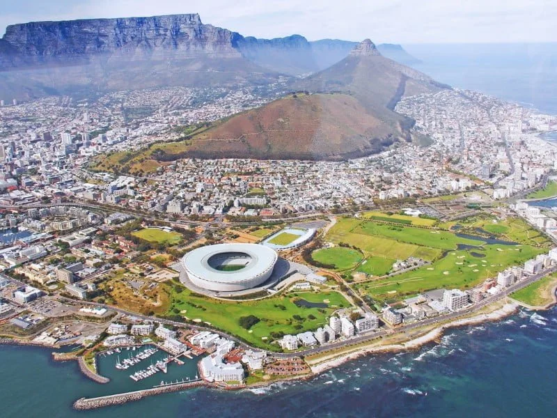Cape Town Travel Guide: Things to do in Cape Town, South Africa aerial view of the city 