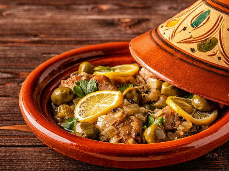 Casablanca offers delicious Moroccan food such as Tagine 