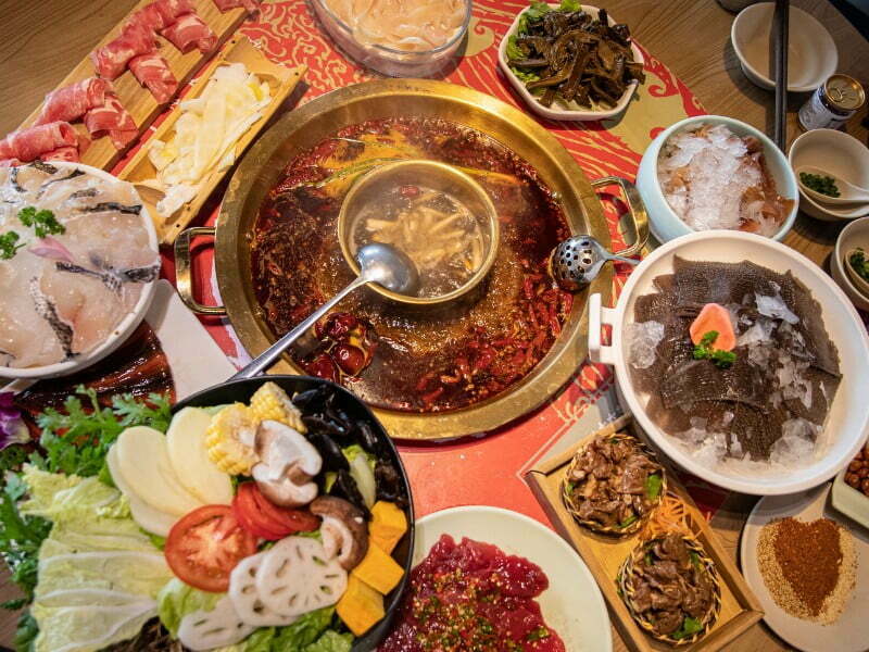 Changchun hot pot as a must try dish in China 