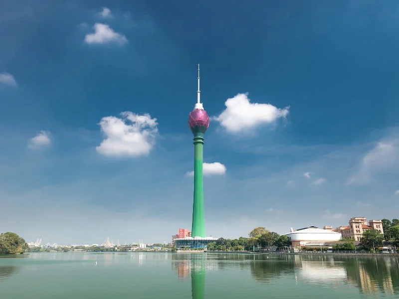 Colombo has a main attraction of the Lotus Tower to visit in Sri Lanka