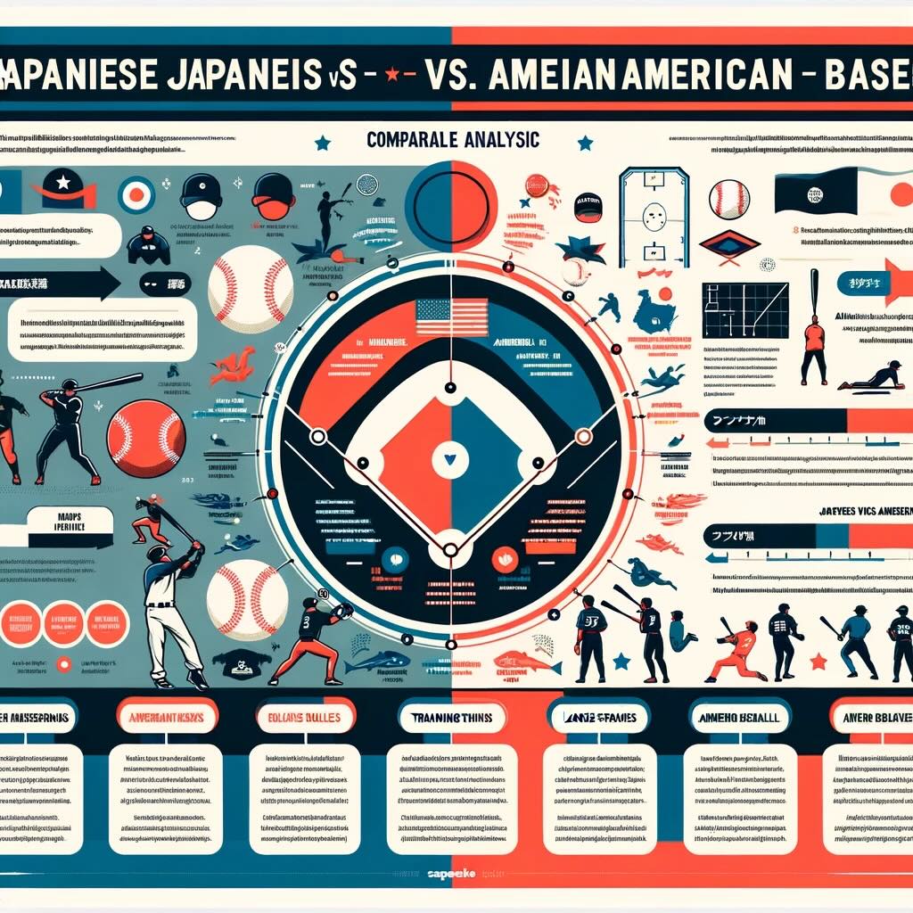 Comparative Analysis: Japanese vs. American Baseball infographic 