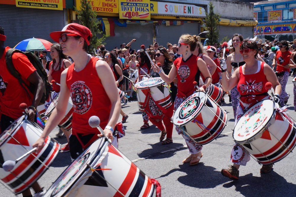 Coney Island Mermaid Parade marching band 