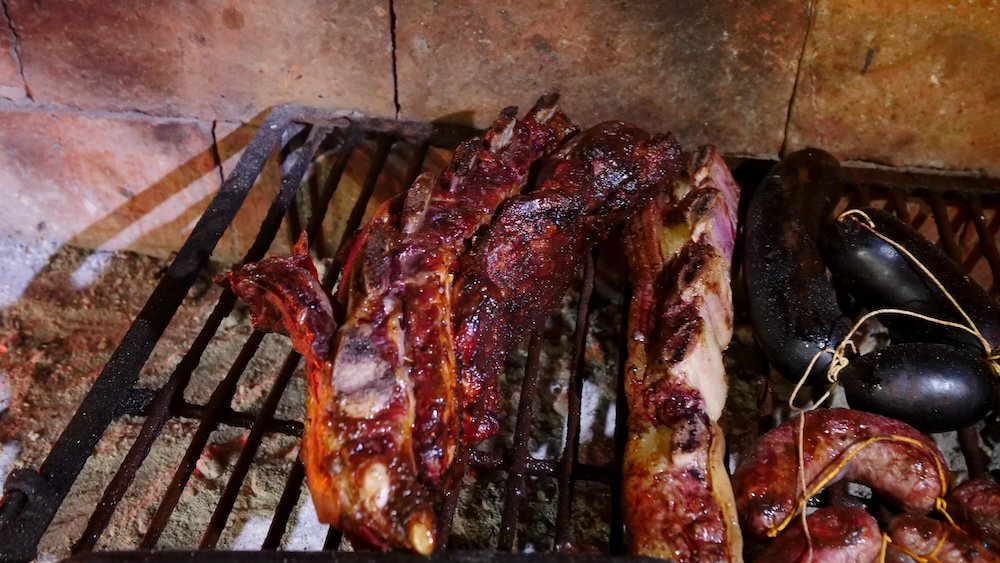 Cordoba style asado in Argentina 