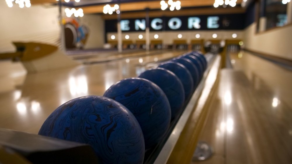 Bowling and Craft Beer at Encore Brewing Co. in Cranbrook, BC Cranbrook, British Columbia nightlife captured at Encore Brewing Co., where bowling lanes and craft beer create a fun, laid-back date night atmosphere, showing why this unique venue adds personality to Cranbrook’s social scene beyond the typical mountain-town evening out.