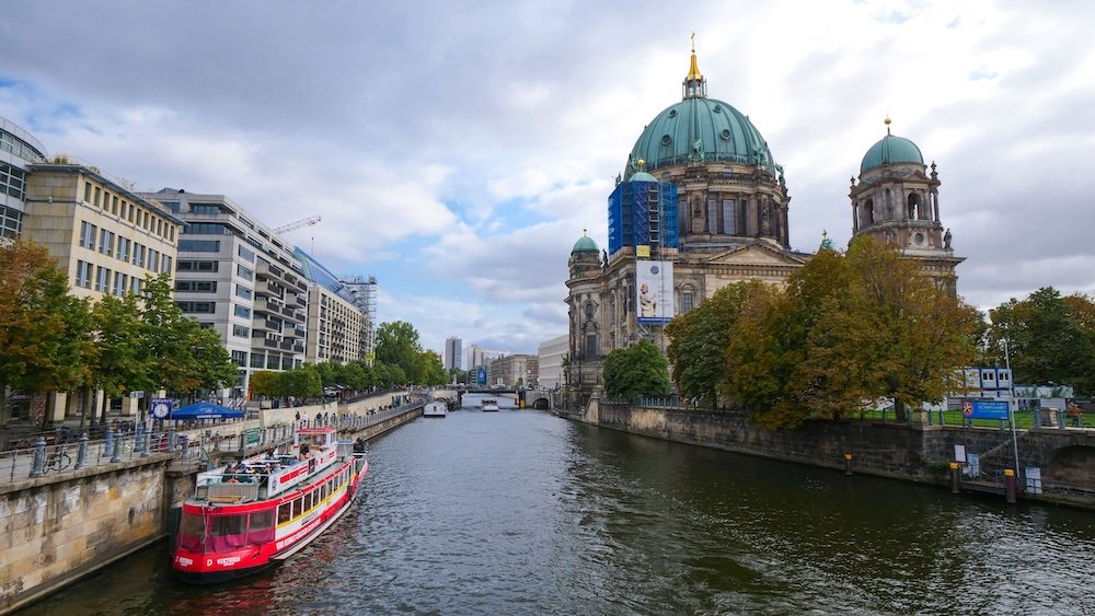 Cruise on the Spree River in Berlin, Germany 