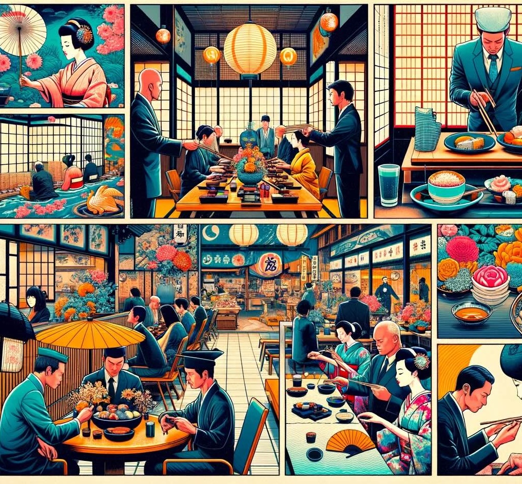 Culinary journey through Japan, highlighting the importance of understanding and respecting the diverse dining culture and etiquettes.