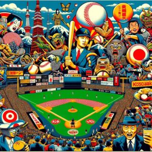 Cultural Significance Of Japanese Baseball - digital art 