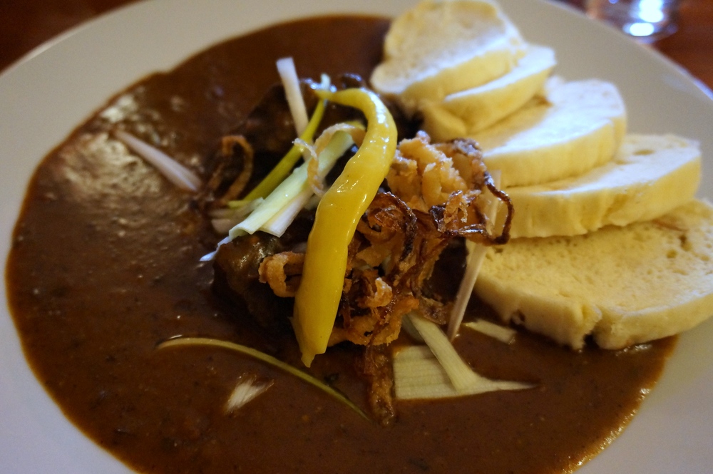 Czech Food hearty Goulash is a must try dish in Prague, Czechia