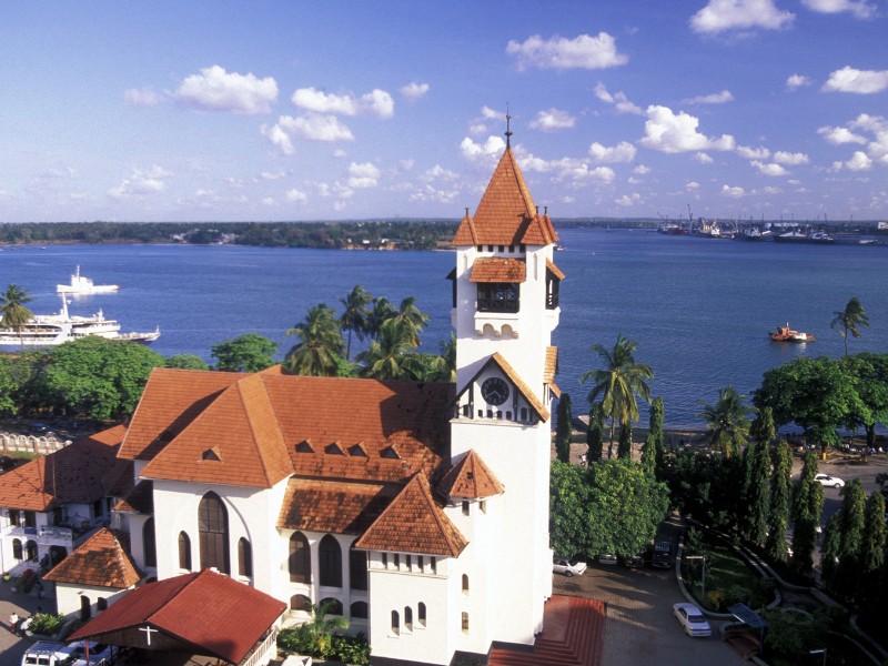Dar Es Salaam distinct architecture cathedral 