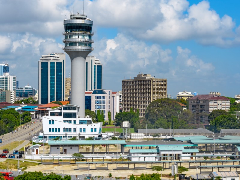 Dar Es Salaam modern city views 