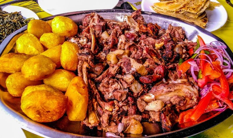 Nyama Choma is a must try dish for visitors to Dar Es Salaam, Tanzania 