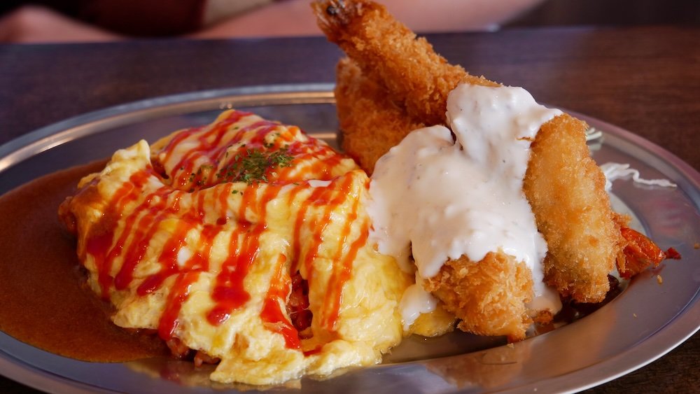 Deep breaded shrimp in Kanazawa, Japan