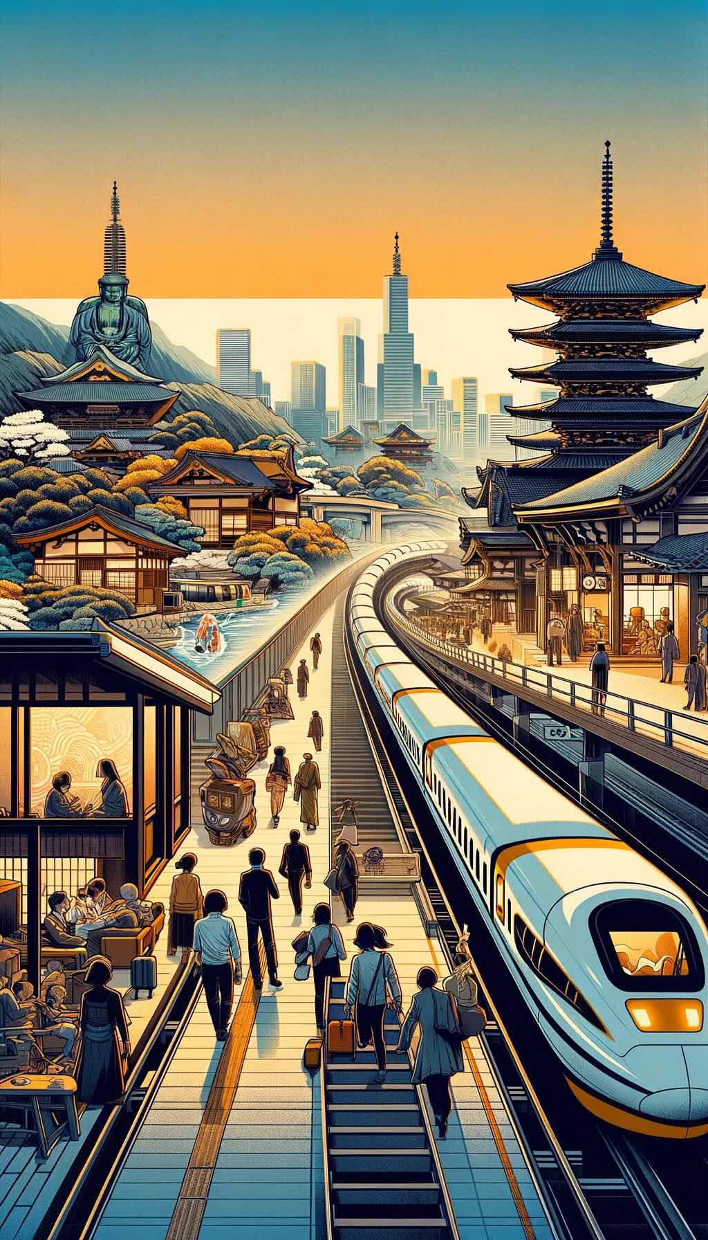Depicting the historical and cultural significance of the Japan Rail Pass