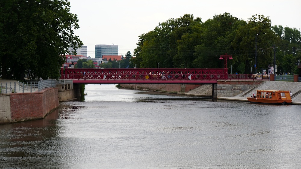 Distinct Bridge In Wroclaw, Poland 