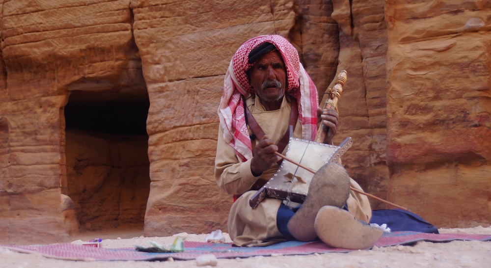 I've seen this man many times in photo galleries from other friends who have been to Petra. It was almost surreal getting to take his photo.