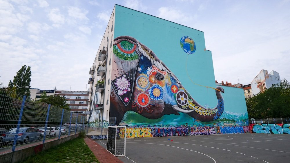 Distinct Mural Art in Berlin, Germany 