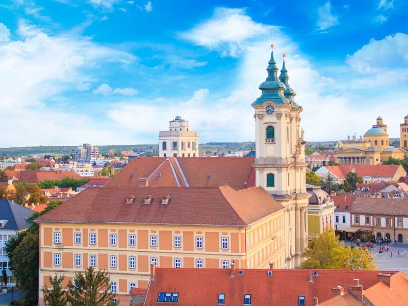 Eger architectural wonders in Hungary 