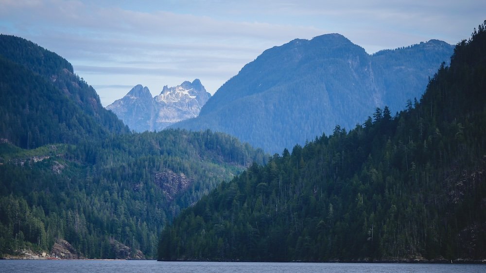 Epic mountains in British Columbia 