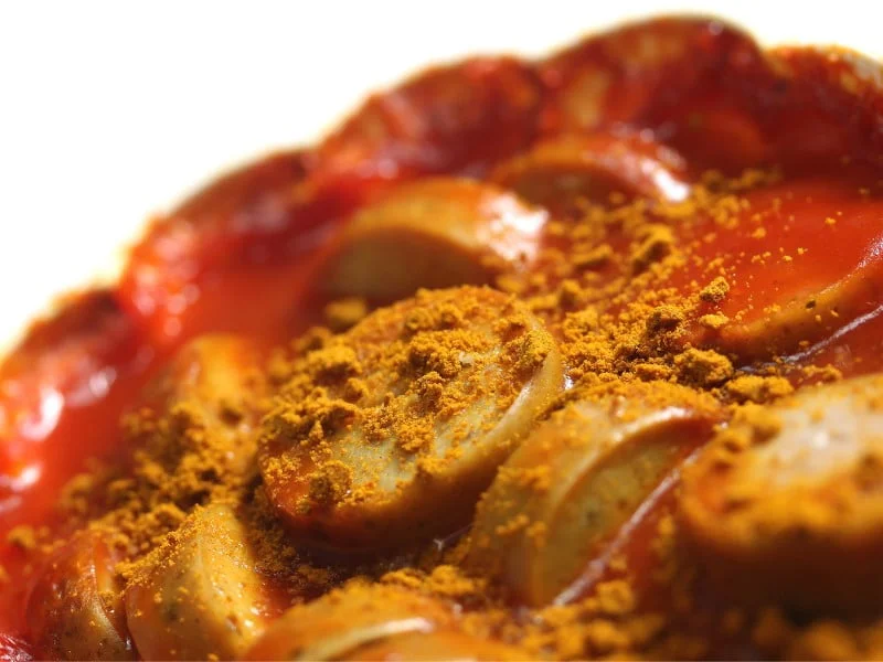 Currywurst is a must try dish for visitors to Essen, Germany 