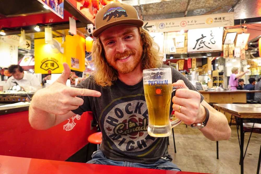 For a culinary adventure head to Matsumoto Tsunagu Yokocho food hall for a range of food including drinking beer