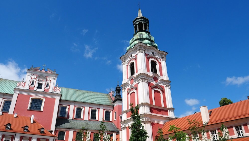 Former Jesuits College located nearby the Old Town in Poznan, Poland 