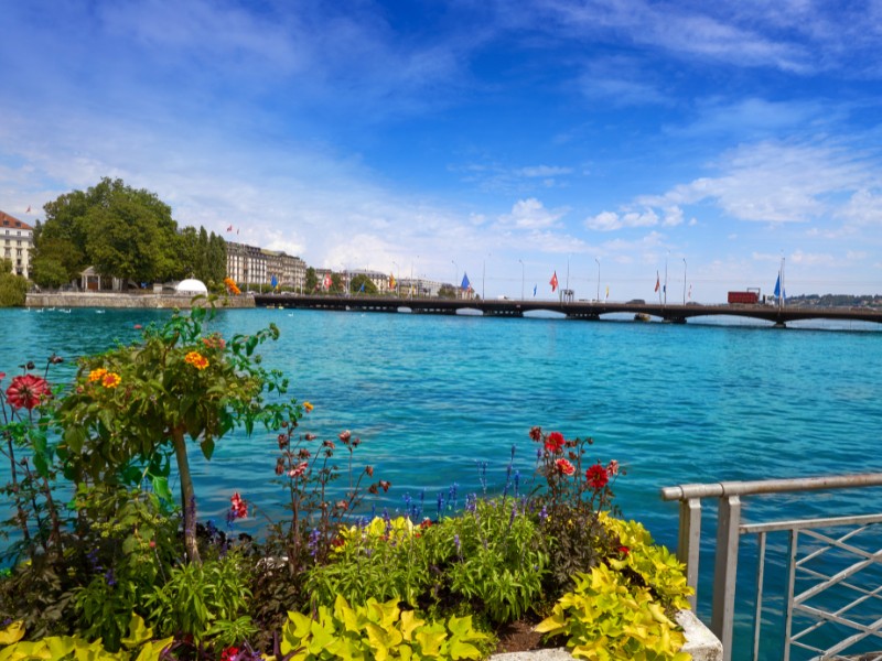 Geneva is a great day trip from Lausanne, Switzerland 